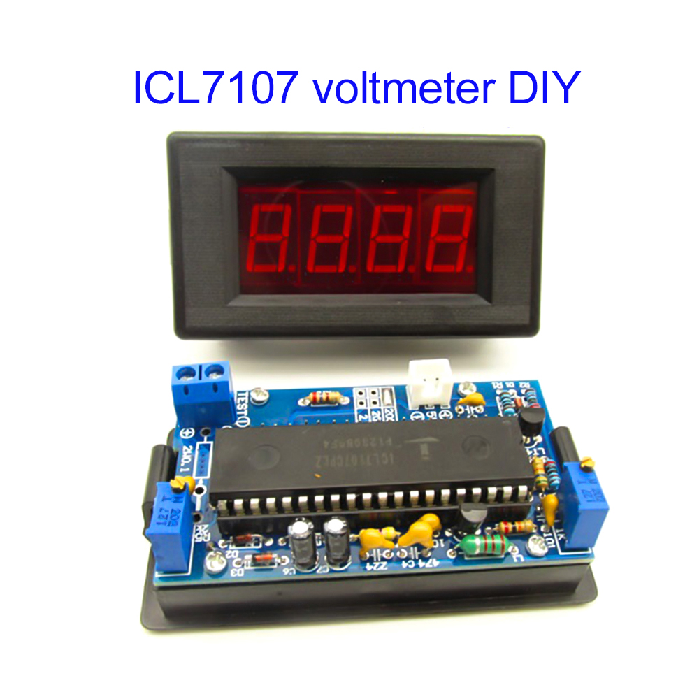 Diy Electronics Learning Kit - Kit DIY de Peças para Voltímetro