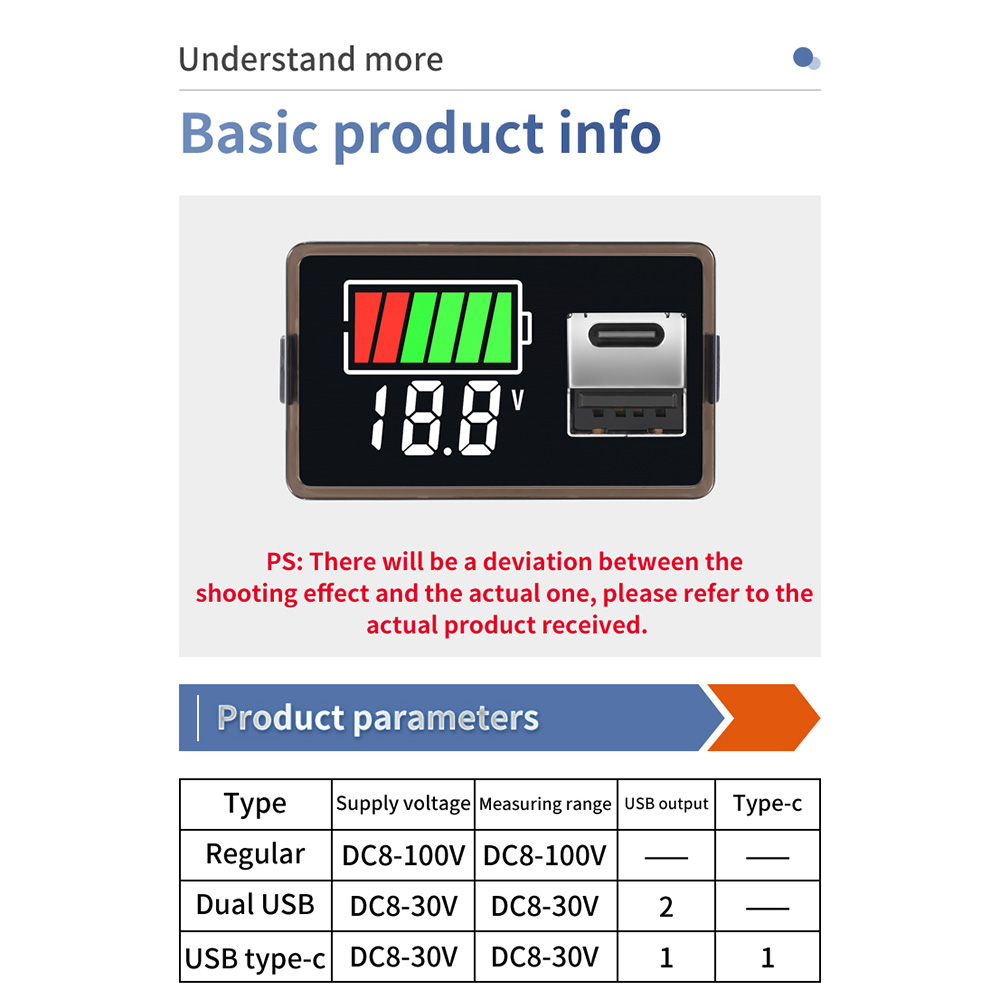 USB Tipo-C LED Digital Bateria - Logic Analyzer Usb avaliação e preço