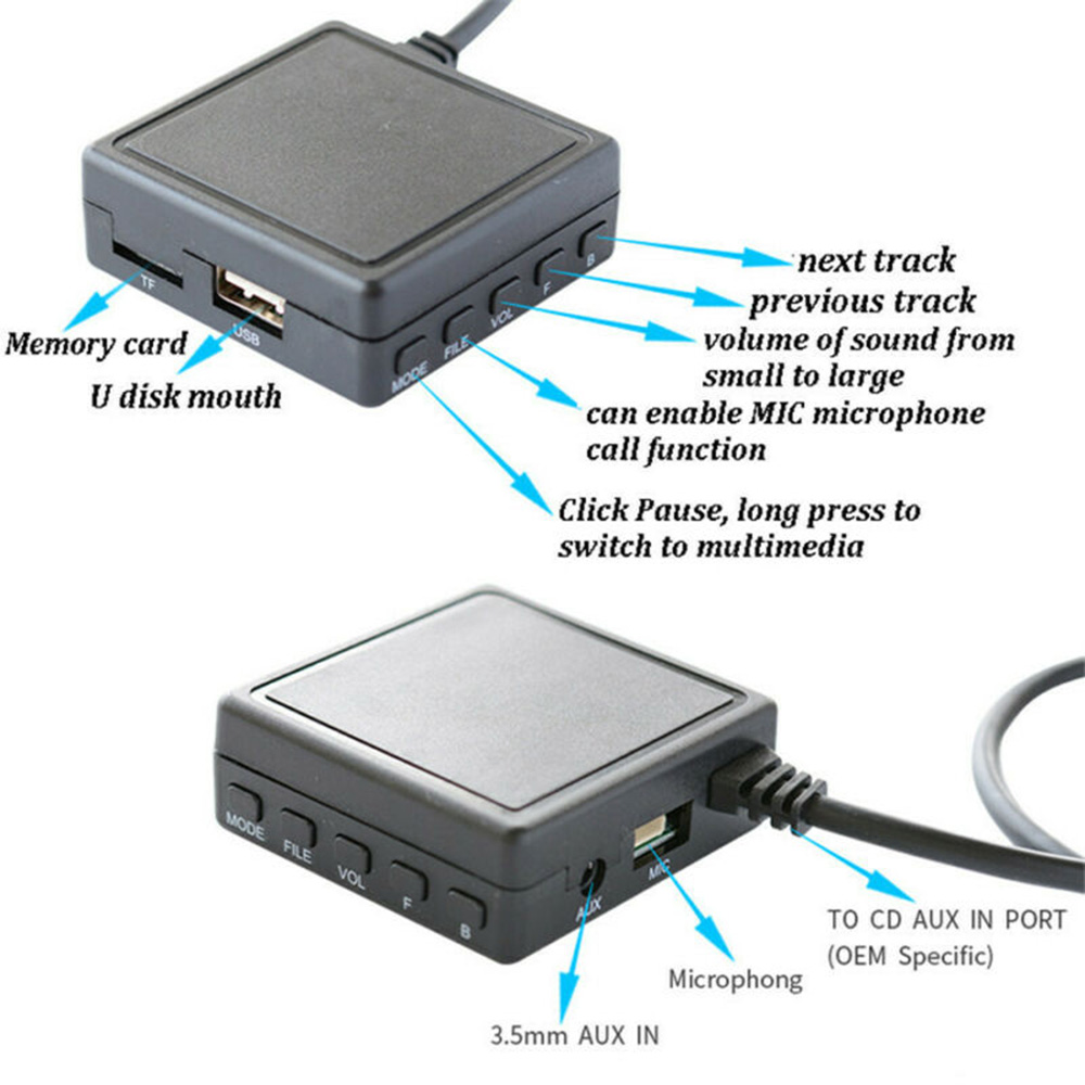 Carro bt 5.0 aux usb adaptador - Diy Audio Electronics Kit avaliação e preço
