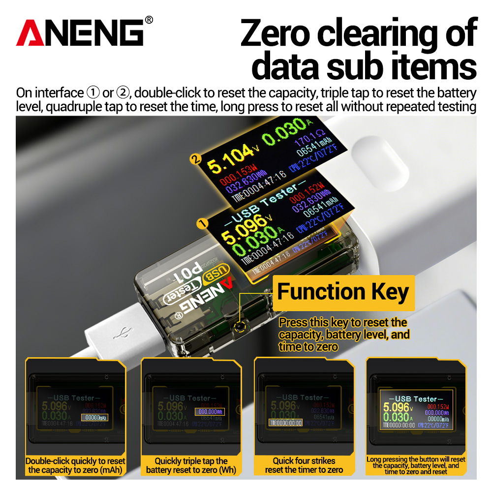 ANENG P01: Testador USB, voltí - Logic Analyzer Usb avaliação e preço